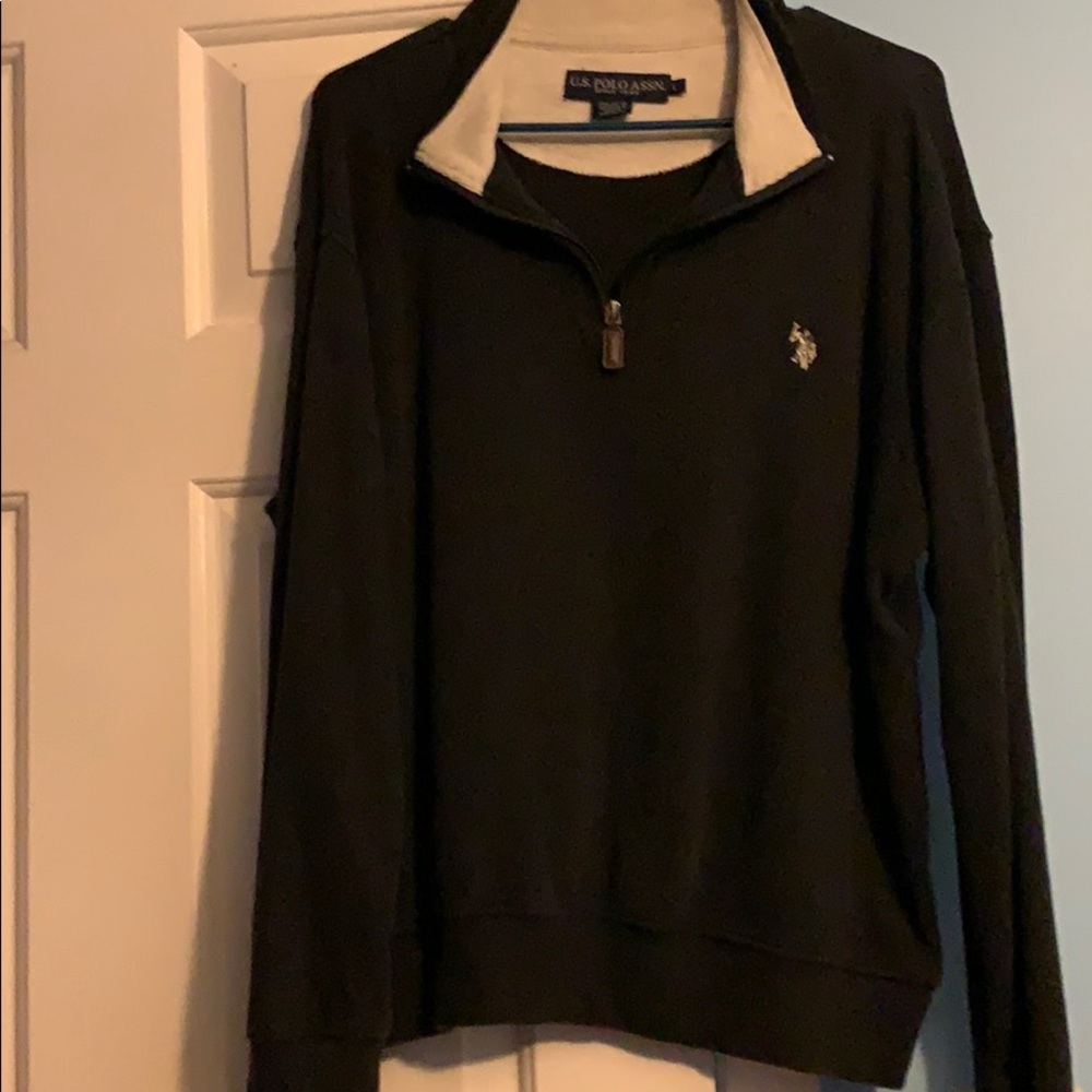 Polo half zip size large